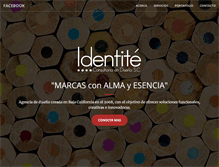 Tablet Screenshot of identite.com.mx
